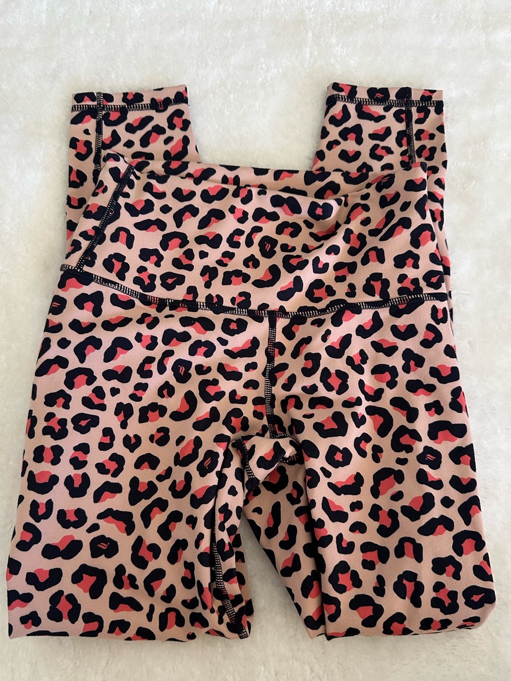 Fabletics High Waisted Printed Powerhold 7/8 Leggings